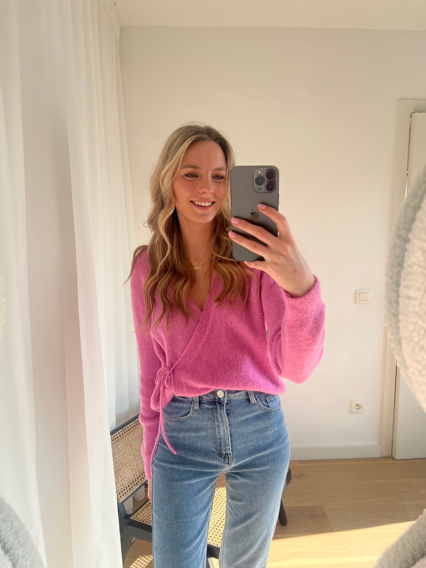 Cilou knit blush pink