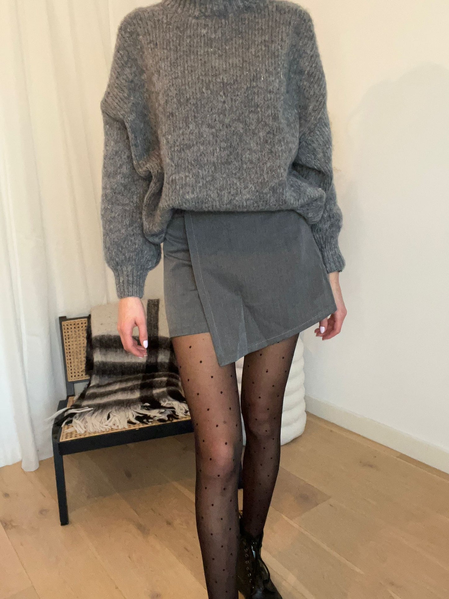 Grey Skort